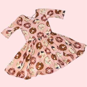 Dot Dot Smile DDS Ballerina Twirl Dress dress-Valentines Day Heart Donuts Sz 5/6